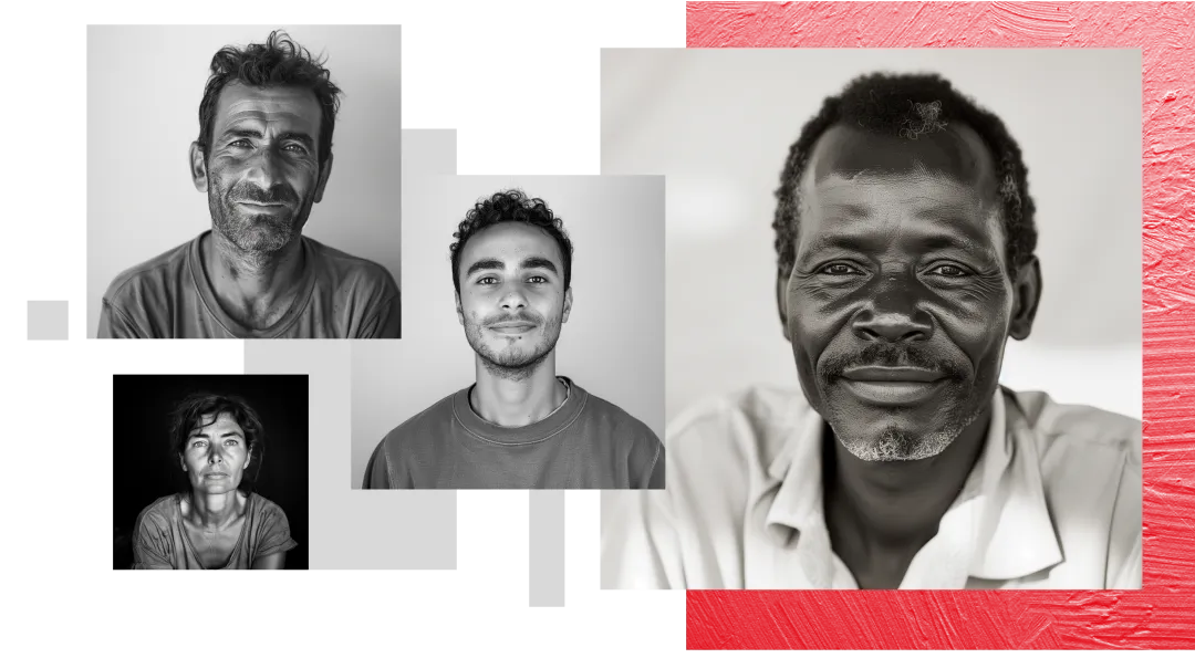 people portrait - welcome